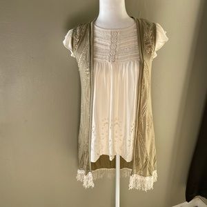 Jolt Vest w/ Fringe Lining